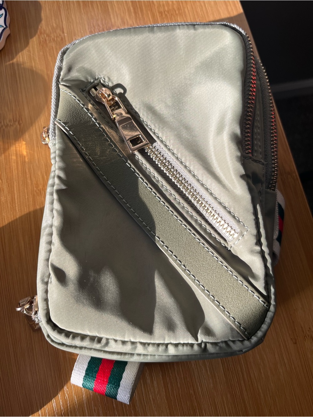 Sol and Selene olive green crossbody bag